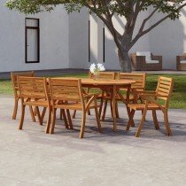 Garden Table 150x90x75 cm Solid Wood Acacia