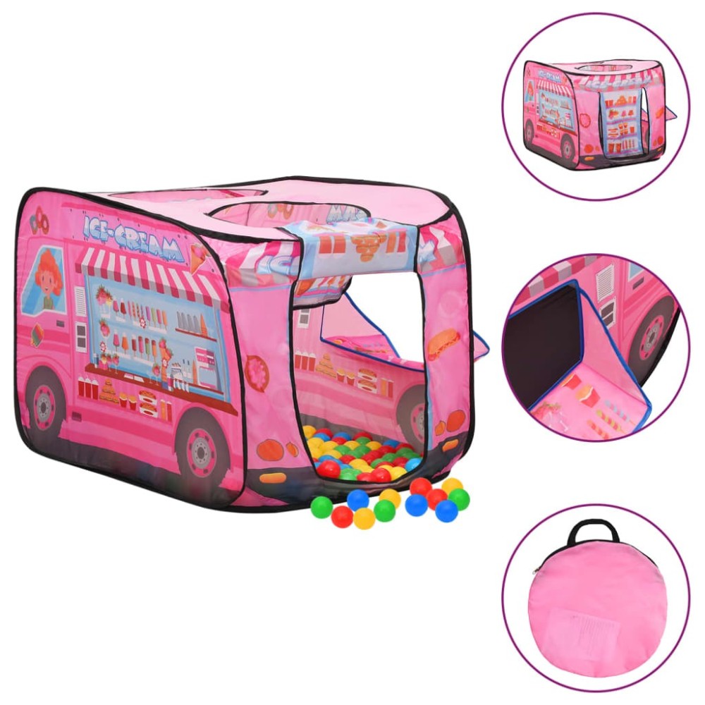 Children Play Tent Pink 70x112x70 cm