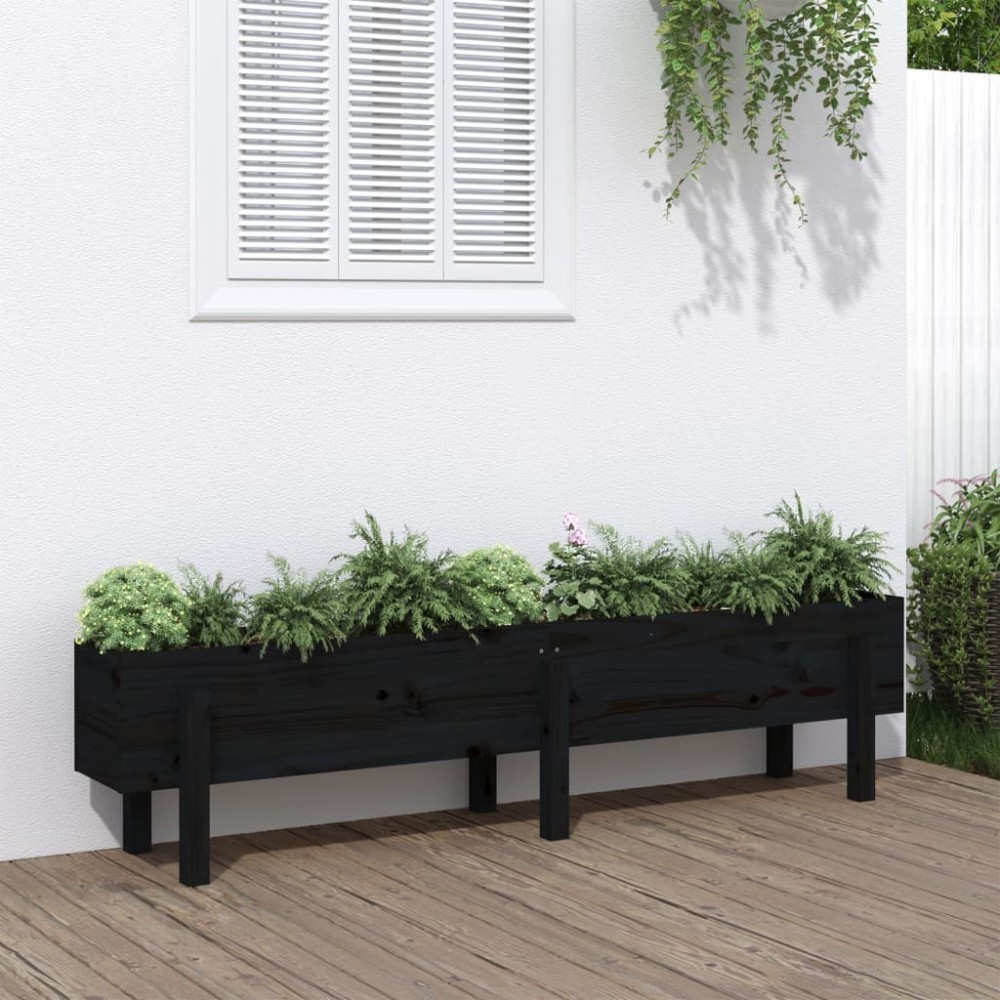 Garden Raised Bed 101x30x38 cm Solid Wood Pine