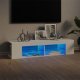 TV Cabinet with LED Lights Grey Sonoma 135x39x30 cm
