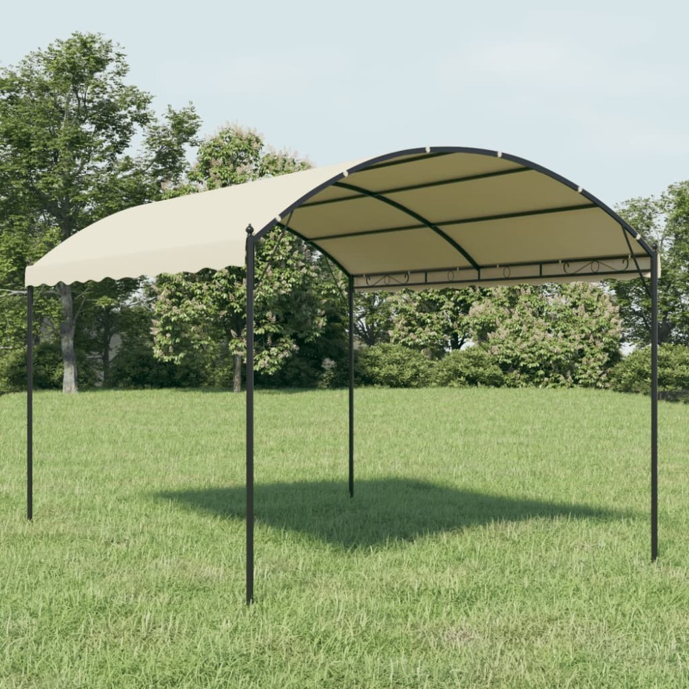 Gazebo 4x3x2.6 m Taupe 180 g/m