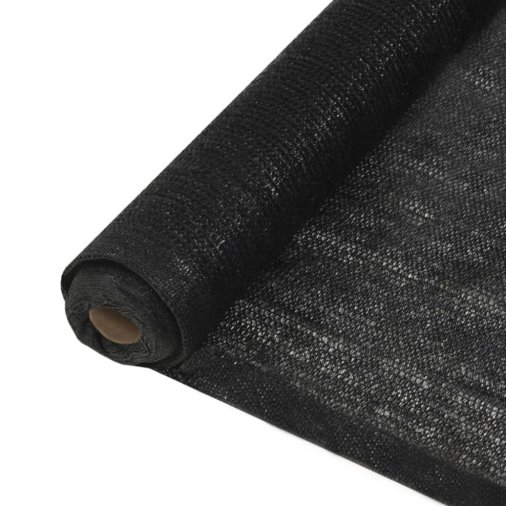 Privacy Net HDPE 1.5x25 m Black 150 g/m