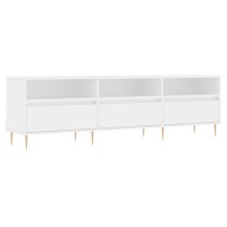 TV-Schrank Weiß 150x30x44,5 cm Holzwerkstoff