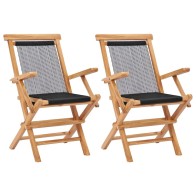 Folding Garden Chairs 2 pcs...