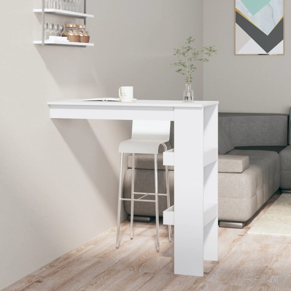 Wand-Bartisch Räuchereiche 102x45x103,5 cm Holzwerkstoff