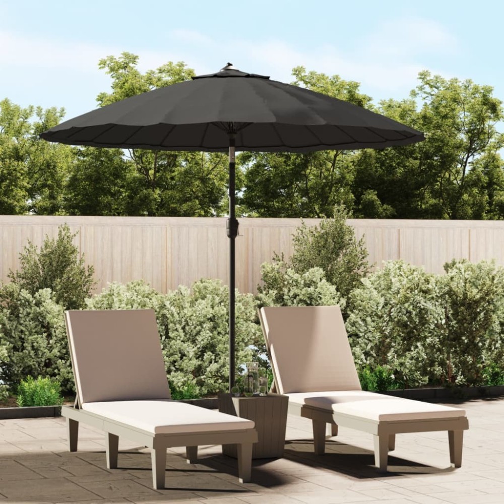 Outdoor Parasol with Aluminium Pole 270 cm Sand White