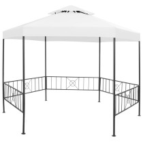 Garden Gazebo 323x275x265 cm Anthracite