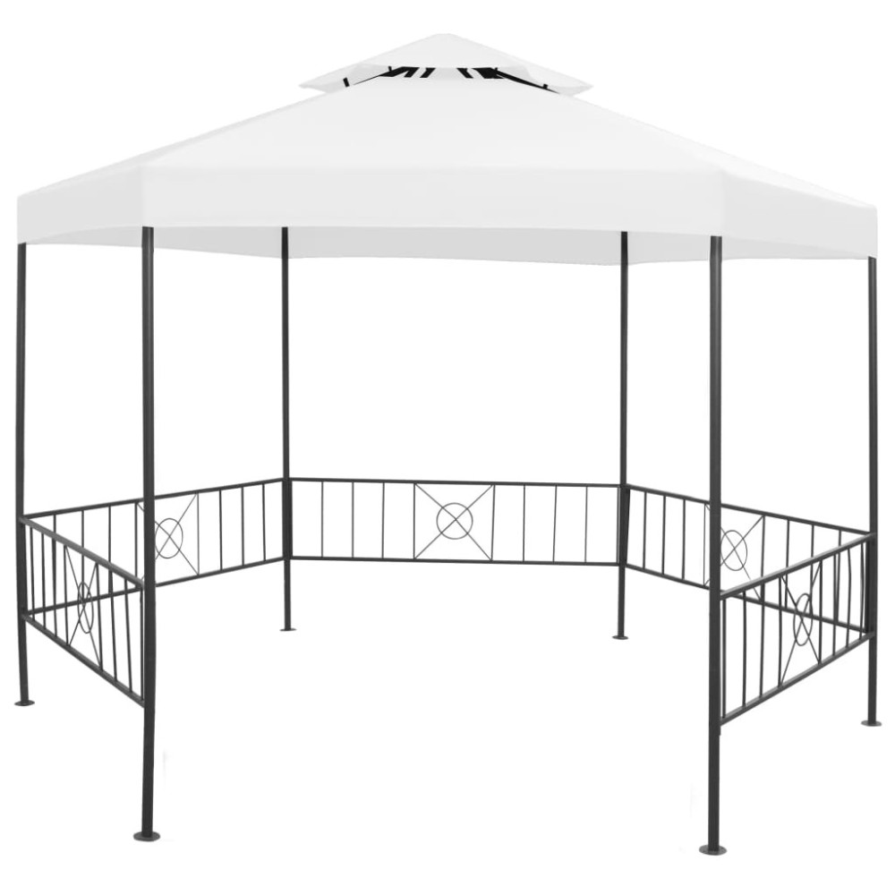 Garden Gazebo 323x275x265 cm Anthracite