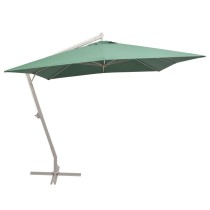 Hanging Parasol 300x300 cm Sand Aluminium Pole