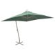 Hanging Parasol 300x300 cm Sand Aluminium Pole