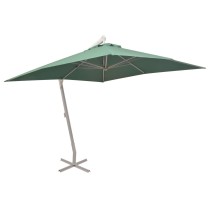 Hanging Parasol 300x300 cm Sand Aluminium Pole