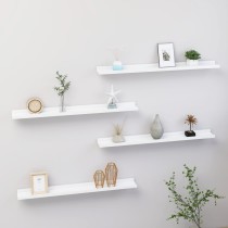 Wall Shelves 2 pcs Concrete Grey 40x9x3 cm