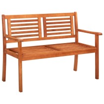 3-Seater Garden Bench 150 cm Solid Eucalyptus Wood