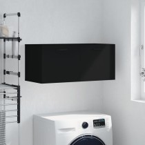 Wall Cabinet Smoked Oak 100x36.5x35 cm Engineered Wood