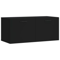 Wall Cabinet Smoked Oak 100x36.5x35 cm Engineered Wood