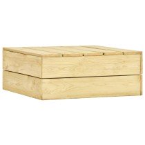 Garden Table 75x75x31 cm Impregnated Pinewood