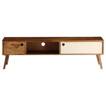 TV Cabinet 140x30x40 cm Solid Sheesham Wood