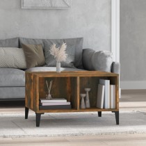 Coffee Table Brown Oak 60x50x36.5 cm Engineered Wood