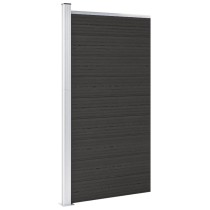 Fence Panel WPC 95x186 cm Grey