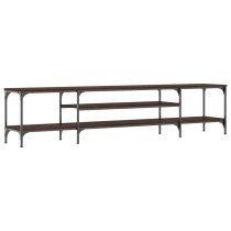 TV Cabinet Grey Sonoma 121x35x45 cm Engineered Wood&Iron