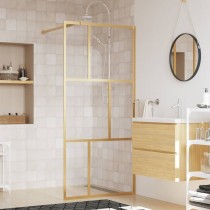 Walk-in Shower Wall with Clear ESG Glass Red 90x195 cm