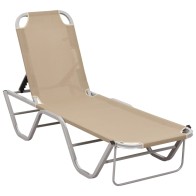 Sun Lounger Aluminium and...