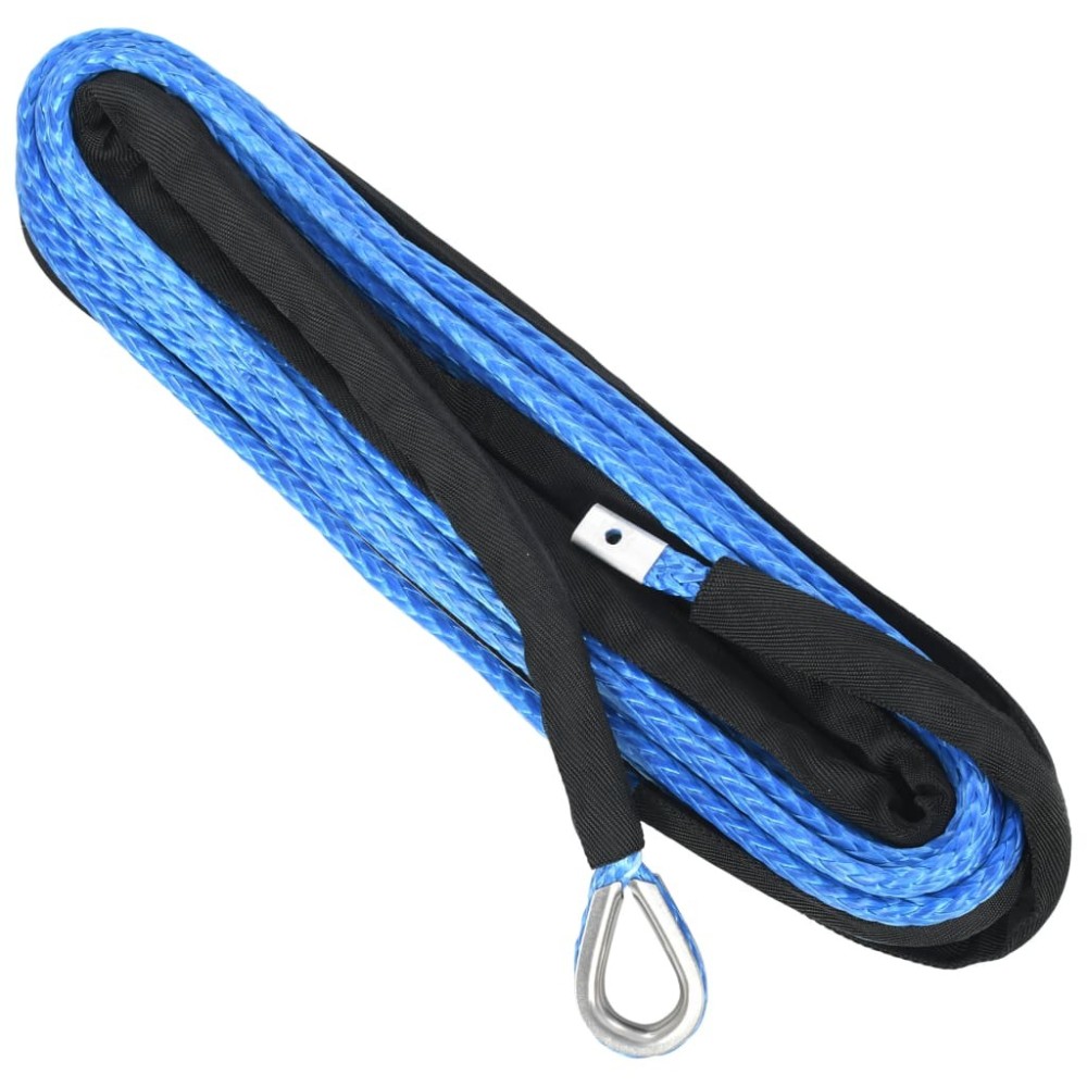 Winch Rope Blue 5 mm x 9 m