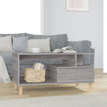 Coffee Table Brown Oak 90x49x45 cm Engineered Wood