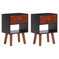 Solid Acacia Wood Bedside...