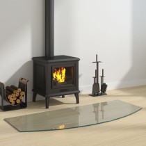 Fireplace Glass Plate 80x50 cm