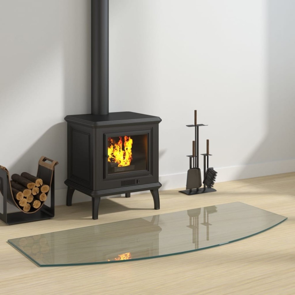 Fireplace Glass Plate 80x50 cm
