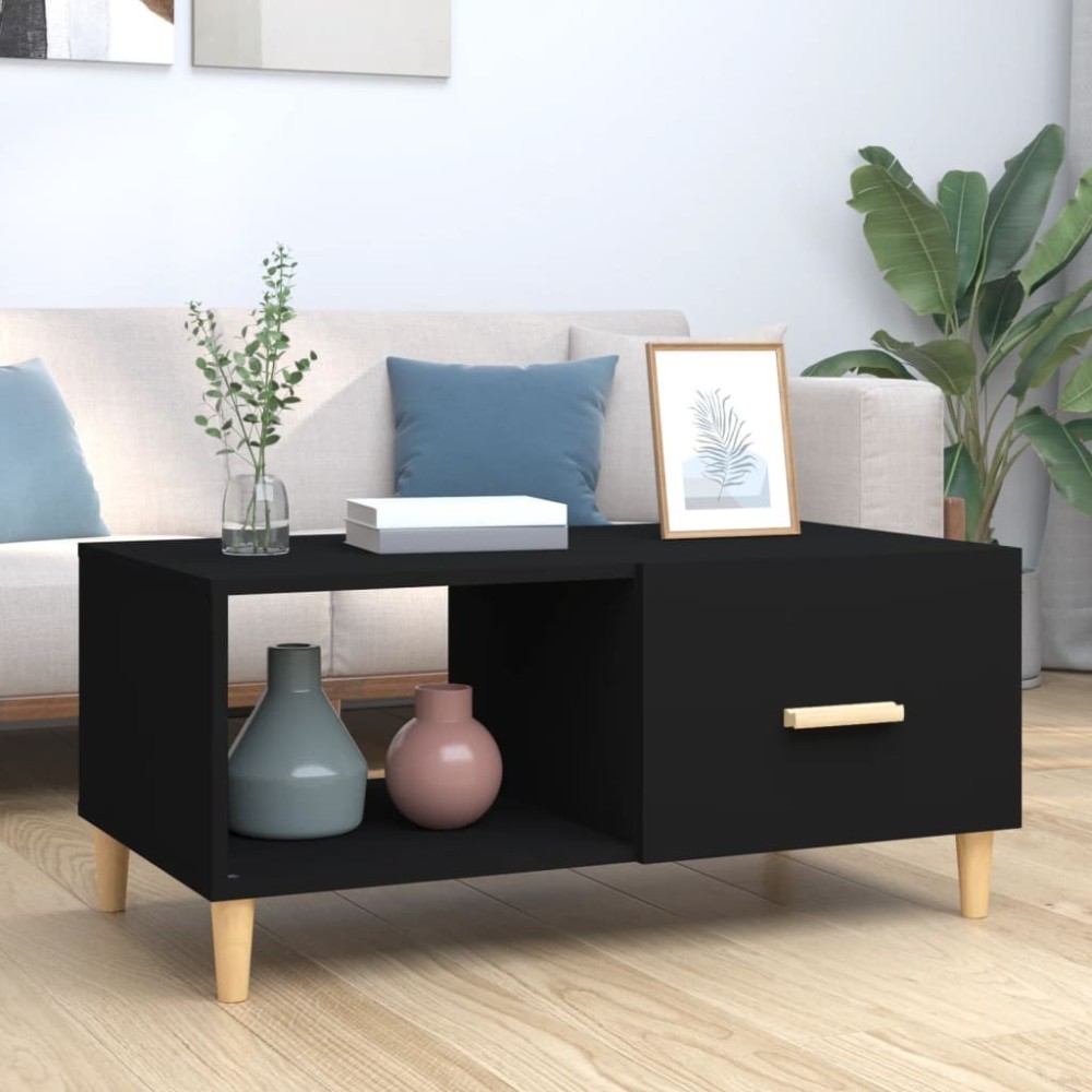 Coffee Table Grey Sonoma 89,5x50x40 cm Engineered Wood