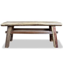 Bench Solid Reclaimed Wood 100x28x43 cm