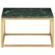 Coffee Table Green 60x60x35 cm Real Stone with Marble Texture