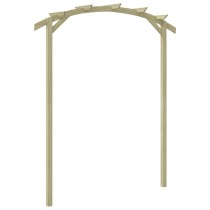 Garden Pergola Impregnated Pinewood 180x210x40 cm