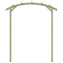 Garden Pergola Impregnated Pinewood 180x210x40 cm