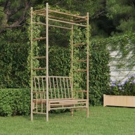 Garden Bench with Pergola...