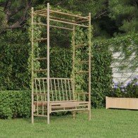 Garden Bench with Pergola...