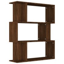 Bücherregal/Raumteiler Grau Sonoma 80x24x96 cm Holzwerkstoff