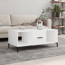 Coffee Table Brown Oak 102x50x40 cm Engineered Wood