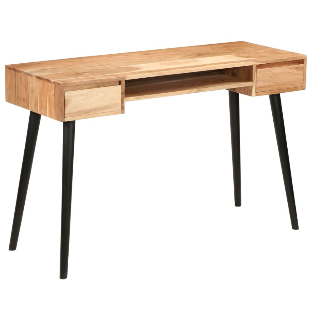 Writing Table Solid Acacia Wood 118x45x76 cm