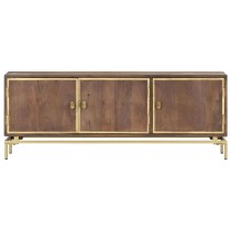 TV Cabinet 120x30x46 cm Solid Mango Wood