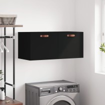 Wall Cabinet Smoked Oak 100x36.5x35 cm Engineered Wood