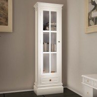 Chic Bookcase Cabinet with...