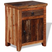 Nightstand Solid Acacia Reclaimed Wood