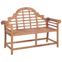 Gartenbank 127x58,5x92,5 cm Massivholz Teak