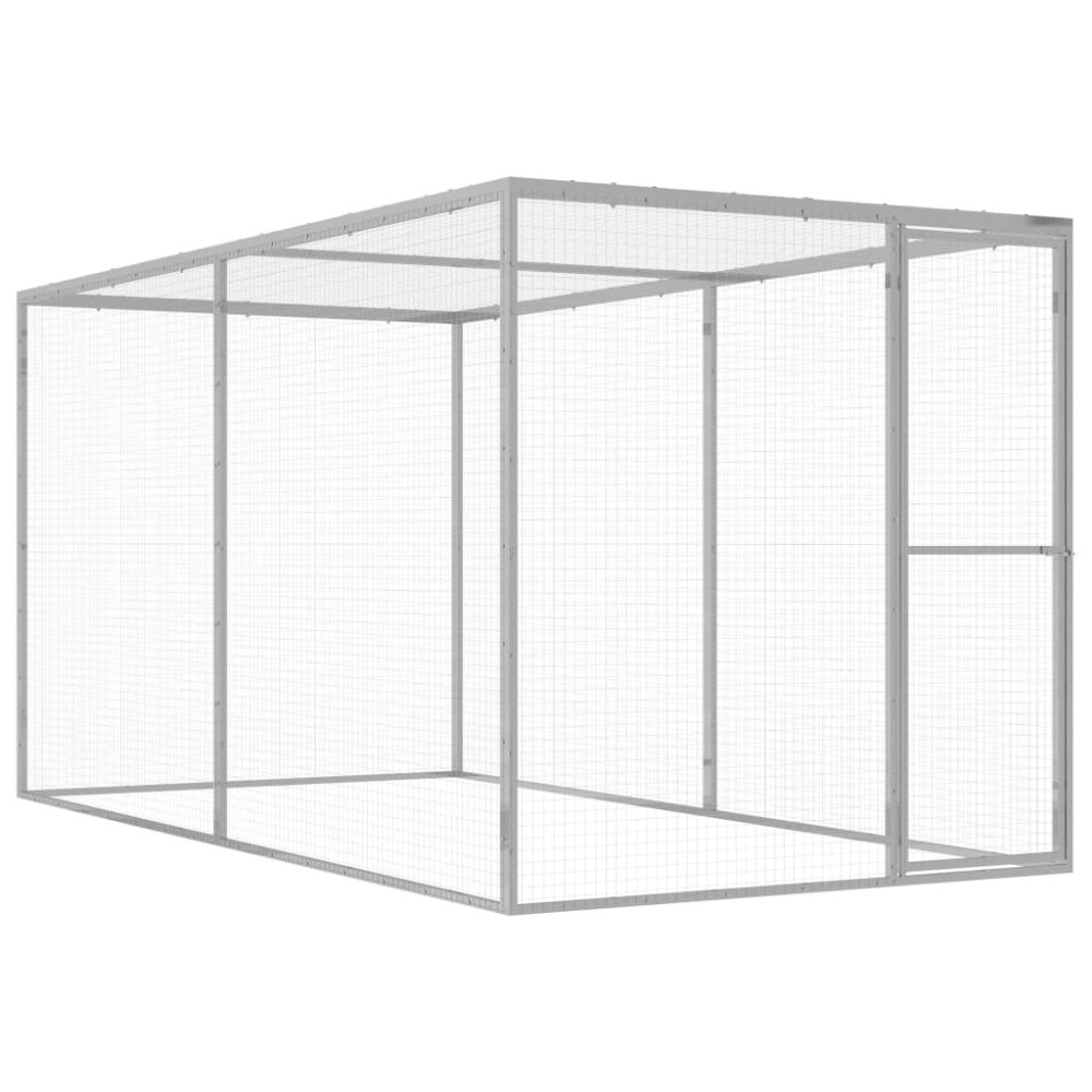 Cat Cage 6x3x2.5 m Galvanised Steel