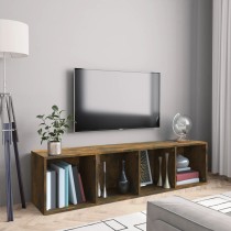 Book Cabinet/TV Cabinet Brown Oak 143x30x36cm Engineered Wood