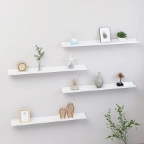 Wall Shelves 2 pcs Concrete Grey 40x9x3 cm