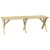 Garden Table 160x73x70 cm Impregnated Pinewood